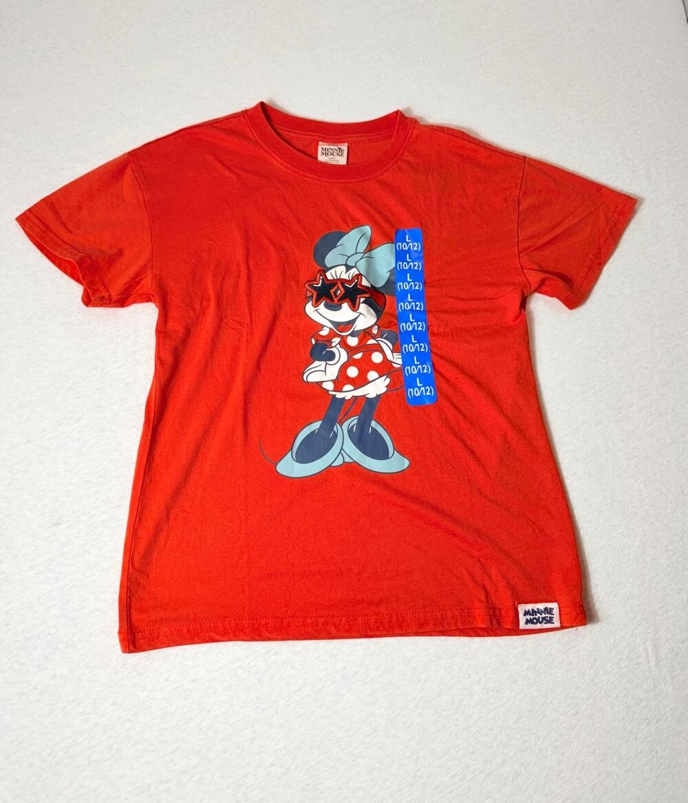 Disney Minnie Mouse Graphic Tee Girl’s T-Shirt L (10/12)